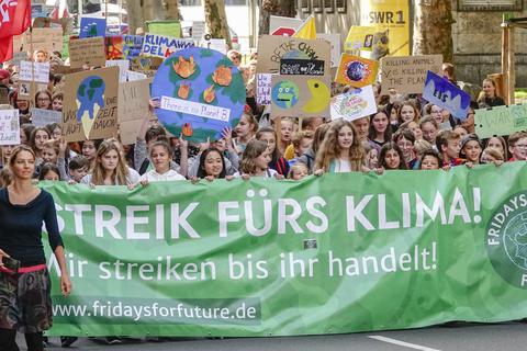 Impressionen der Fridays for Future-Demo in Mainz am 20.9.2019.   Foto: Sascha Kopp 