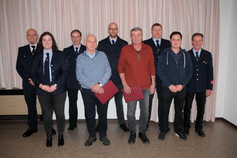 Rebgeshainer Wehr hat zwei neue Ehrenmitglieder