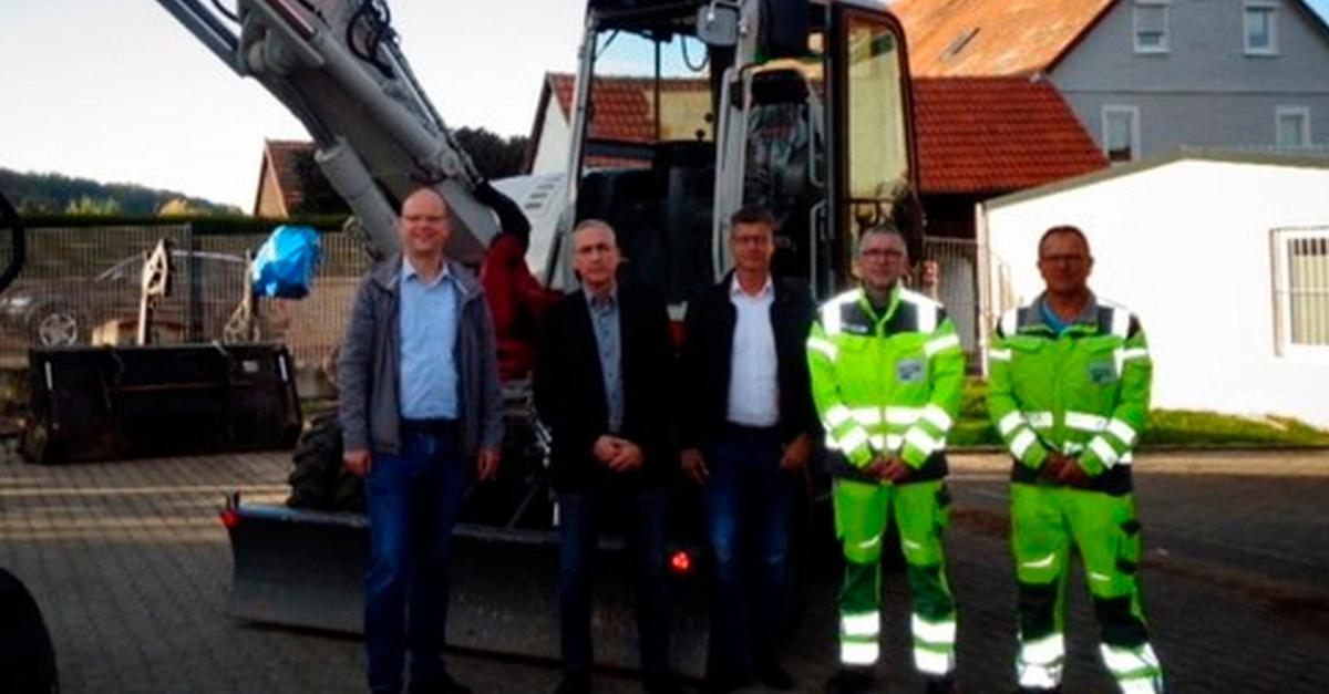 Gemeinde Wartenberg investiert in Mobilbagger
