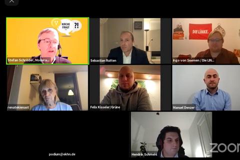 Auf Youtube ist das Gespräch mit Stefan Schröder weiterhin abrufbar auf dem Kanal des Evangelischen Dekanats. Screenshot: Eva Bender 