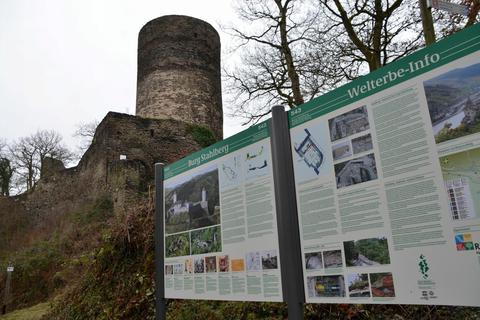 Die Burgen des Mittelrheintals – hier die Ruine Stahlberg – sollen im Jubiläumsjahr der VG Rhein-Nahe per App erlebbarer werden. Foto: Jochen Werner