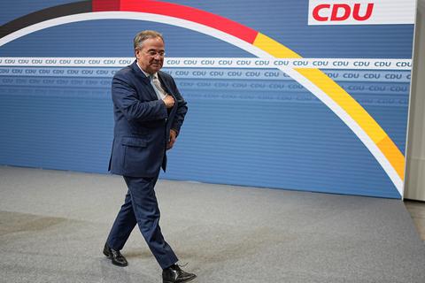 Das war's: Armin Laschet ist als CDU-Bundesvorsitzender zurückgetreten. Foto: dpa