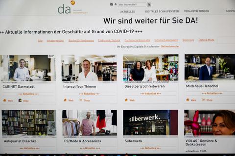Darmstadts Handel setzt angesichts der Corona-Krise auf das "Digitale Schaufenster".  Foto: Torsten Boor 