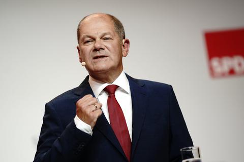 Olaf Scholz will der Kanzler für die SPD werden.  Foto: dpa