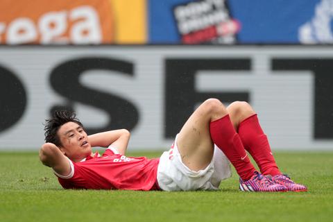 Ja-Cheol Koo nach dem HSV-Spiel. Foto: dpa