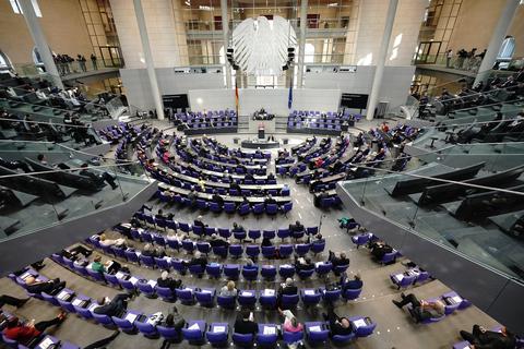 Debatte im Bundestag Foto: Michael Kappeler/dpa