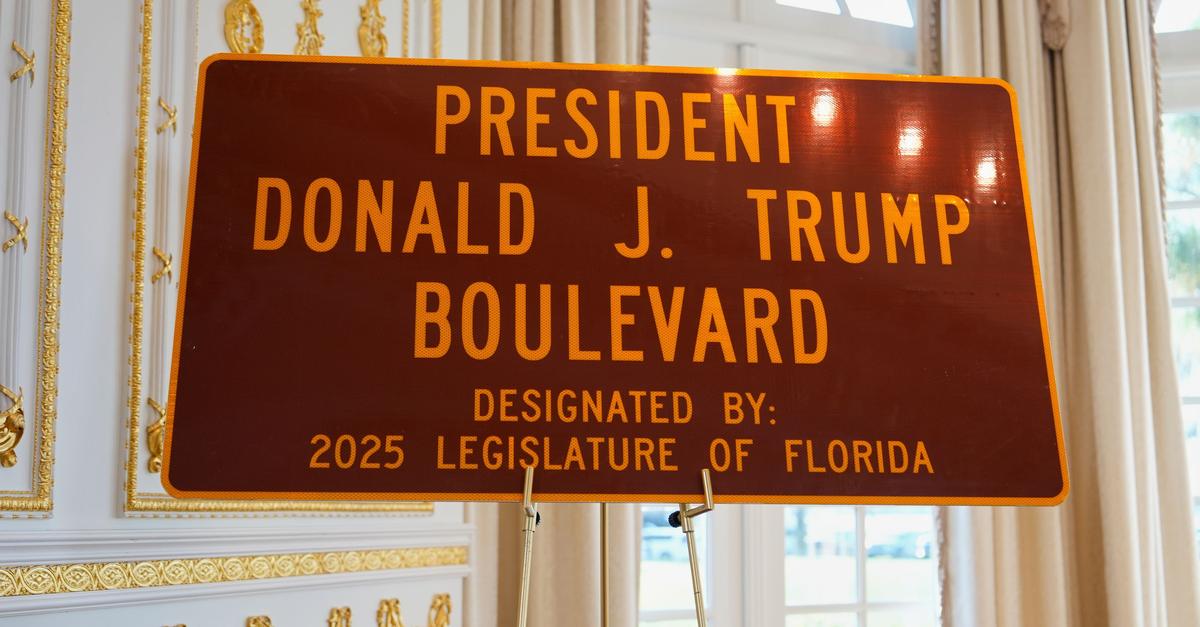Boulevard-in-Florida-nach-Trump-benannt