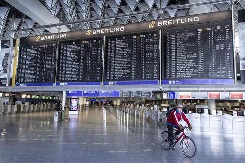 Der Flughafen in Frankfurt.  Foto: dpa