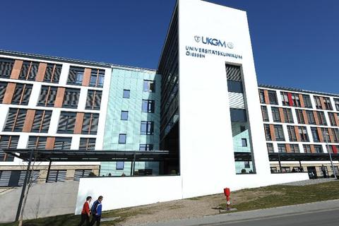 Das Universitätsklinikum in Gießen. Foto: dpa