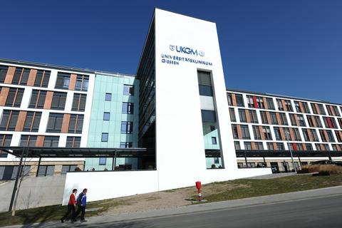 Das Universitätsklinikum in Gießen. Foto: dpa