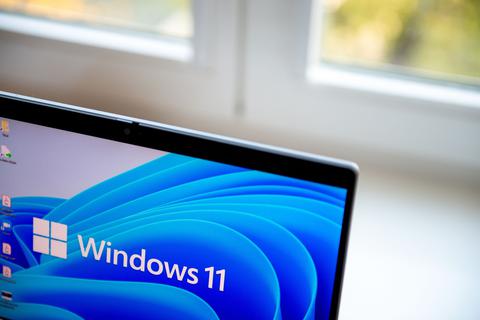 Bildschirm mit Windows 11