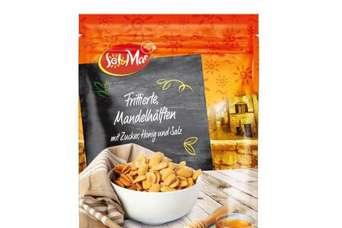 Frittierte Mandelhälften des Herstellers Agricultural & Industrial Nuts werden zurückgerufen. In der Packung könnten Metallfremdkörper enthalten sein. © Lidl/obs/dpa