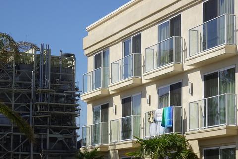 Blick auf ein Hotel