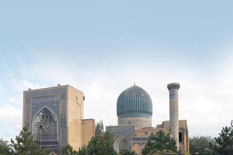 Das Gur-Emir-Mausoleum in Samarkand ist rund 600 Jahre alt. Foto: Leander Arendt