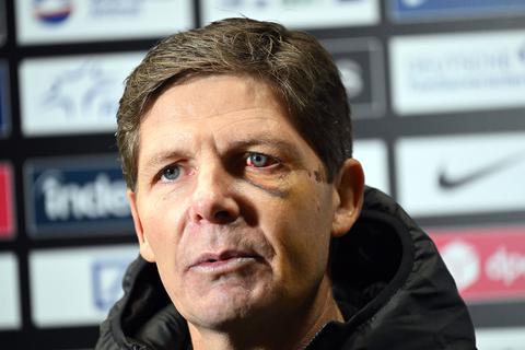 Eintracht-Trainer Oliver Glasner. Foto: Jan Huebner