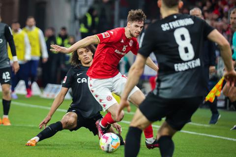 Liefert gegen den SC Freiburg eine ordentliche Leistung ab: Anton Stach.
