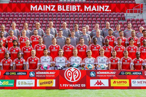 Das aktuelle Mannschaftsfoto von Mainz 05 für die Saison 2020/21. Foto: Mainz 05