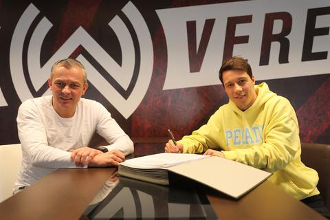 SVWW-Sportdirektor Christian Hock und Dominik Prokop.    Foto: SVWW
