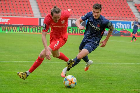 Persönliches Happy End: FCK-Talent Jonas Scholz kehrte in Halle nach fast elf Monaten in die Startelf zurück. Foto: imago
