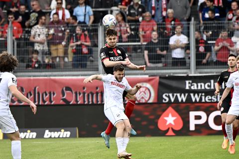 Der SV Wehen Wiesbaden gewinnt gegen den SC Verl.
