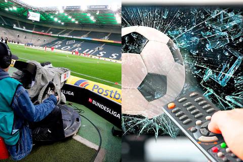 Soll die Fußball-Bundesliga Geisterspiele austragen? Unsere Redakteure Rüdiger Dittrich und Karsten Zipp kommentieren. Fotos: Weihrauch/dpa/AdobeStock 