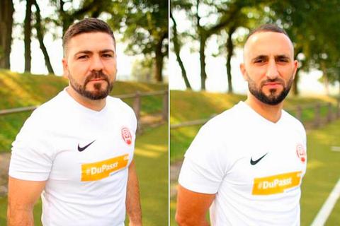 Irfan Düzel (r.) und Erol Delibalta übernehmen Hadamar III als Spielertrainer-Duo. Fotos: SVH 