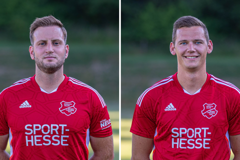 Gehören nicht mehr zum Oberliga-Team der Eisbachtaler Sportfreunde: Pascal Heene (links) und Lars Hendrik Jung.