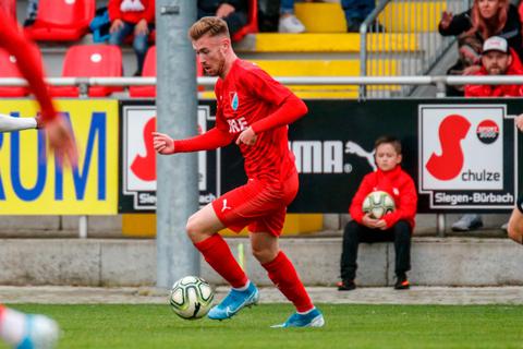 In der vergangenen Saison noch beim FSV Mainz 05 II auf Torejagd, kickt Jannik Mause jetzt für den TSV Steinbach. Foto: Fingerhut 