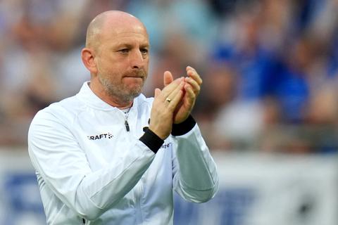 Aufbauend: Lilien-Trainer Torsten Lieberknecht nach dem jüngsten 0:3 gegen den FC St. Pauli.