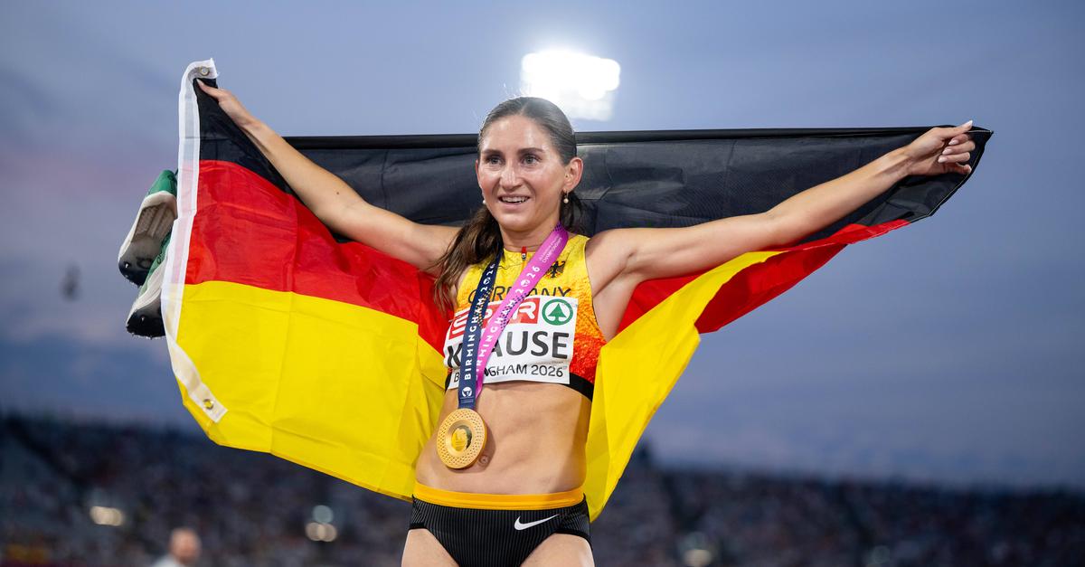 Leichtathletik-EM: Dillenburgerin Krause holt EM-Gold über 3 ...