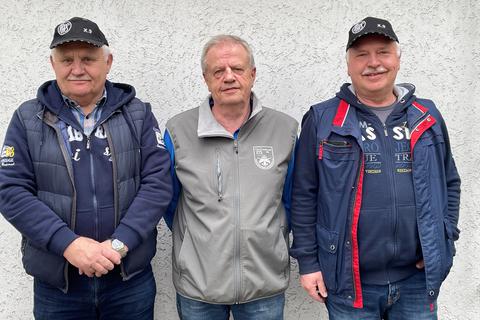 Mannschaftsmeister der Seniorenklasse III wurden (v. l.) Wolfgang Jung, Dieter Kunz und Klaus-Peter Greeb. 