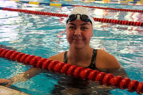Schwimmt in Fulda gleich vier neue Vereinsrekorde: Rianne Rose vom TV Wetzlar. Foto: Uwe Hermann 