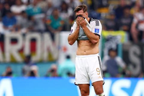 Deutschlands Stürmer Niclas Füllkrug ist nach dem Aus bei der WM enttäuscht.
