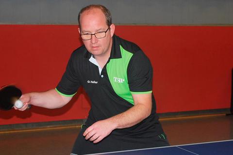 Oliver Heller fuhr mit dem TTC Dillhausen/Barig-Selbenhausen beim VfR 07 Limburg den fünften Sieg ein. Foto: Ulrich Hadaschick 
