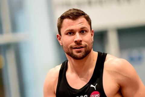 Ärgerlich: Michael Pohl vom Sprintteam Wetzlar wird im Finale des Indoor Meetings in Dortmund disqualifiziert.  Foto: Jan Hübner/Peters 
