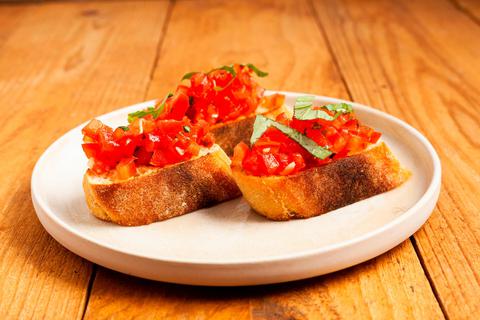 Italienische Geschmacksexplosion: Bruschetta. Foto: David Ladendorf 