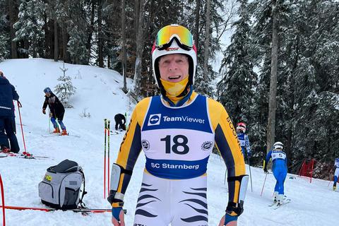 Kann am Ende wieder lachen: Jochen Reinders vom Ski-Club Aßlar.