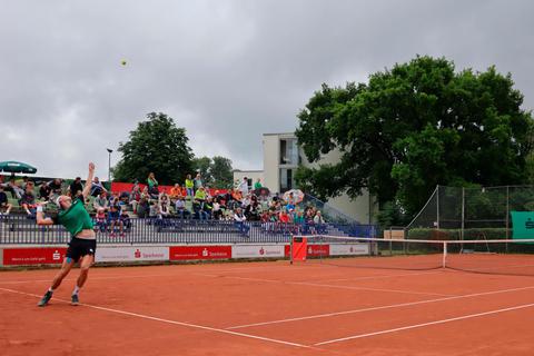 Großes Tennis: Die Marburg Open bieten den mittelhessischen Fans klasse Sport. Foto: Jens Schmidt 
