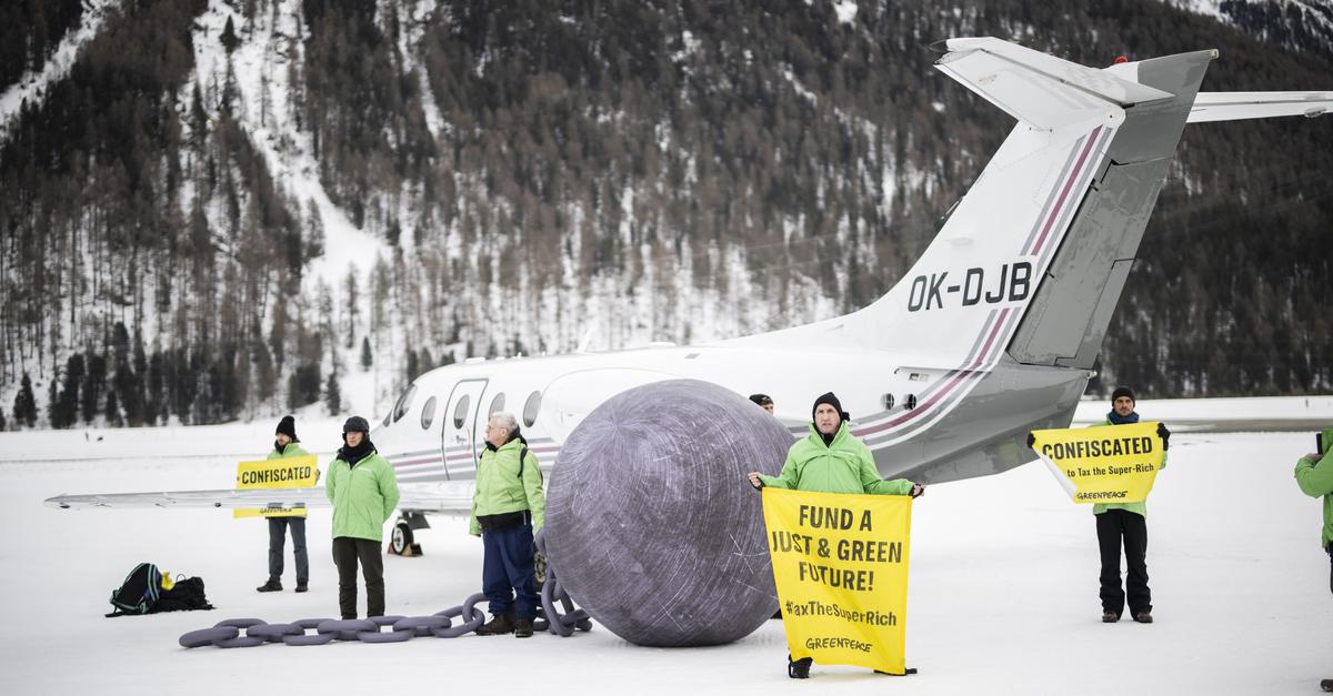Im-Privatjet-nach-Davos-Greenpeace-fordert-Verbot