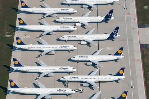 Bundesregierung und Lufthansa haben sich auf ein milliardenschweres Hilfspaket für die schwer angeschlagene Fluggesellschaft geeignet.  Foto: dpa