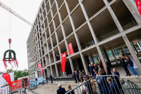 Der zweite große Standort neben dem am Luisenplatz ist eines der ersten Projekte von Sparkassenchef Sascha Ahnert. Foto: Guido Schiek 